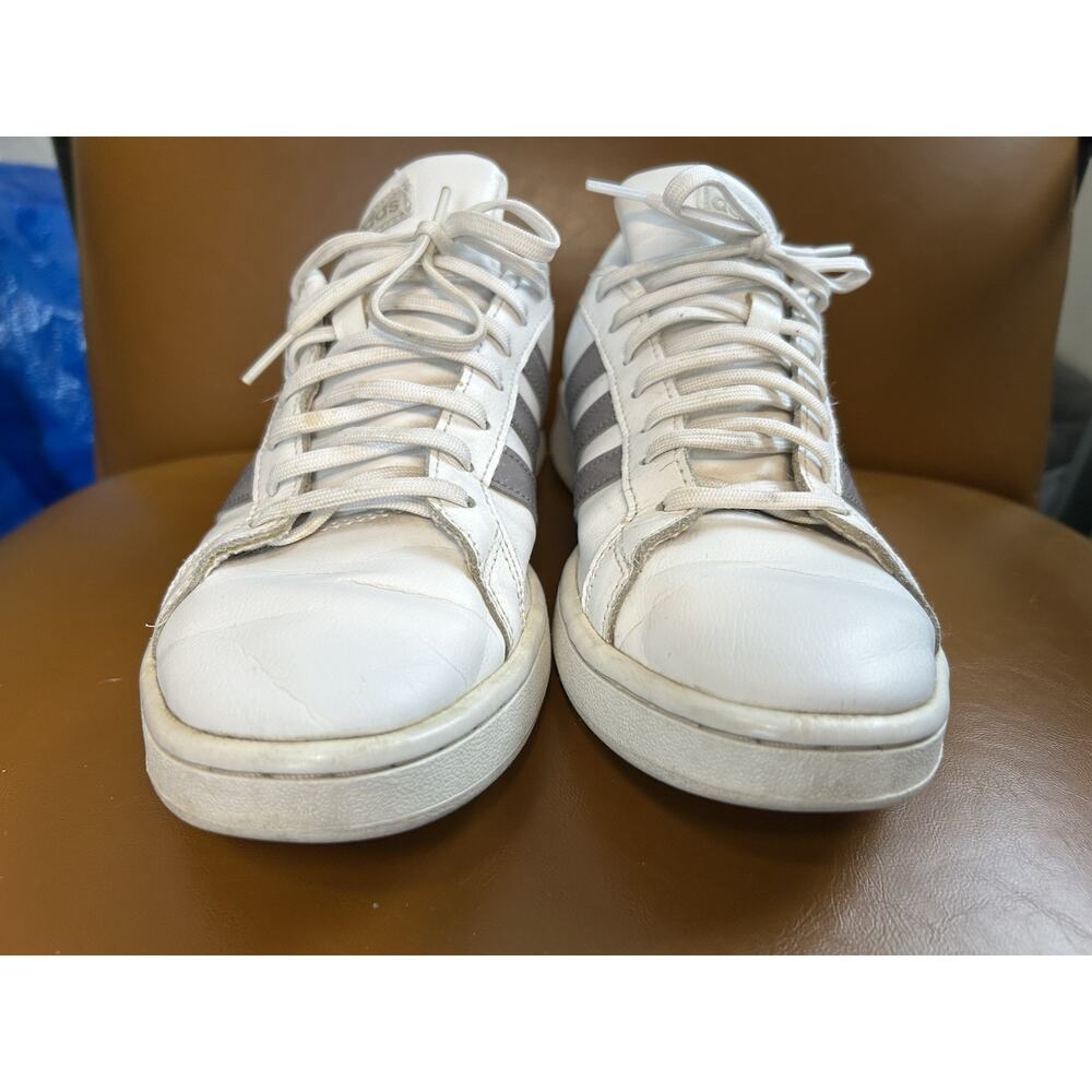 Adidas Grand Court Women’s Athletic Tennis Sneaker Casual Gray White Size 8.5 - Picture 8 of 9